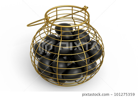 Luxury black eggs in metal basket or paper cardboard for morning breakfast Luxury black eggs in metal basket or paper cardboard for morning breakfast 101275359