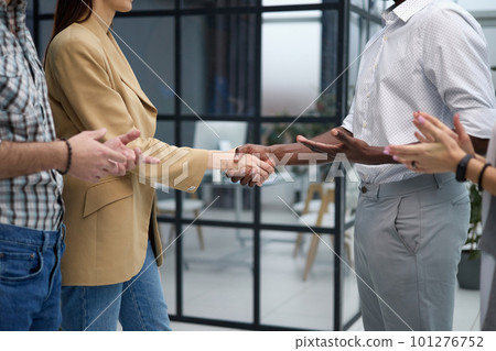 Congratulations to the new partners. business concept Congratulations to the new partners. business concept 101276752