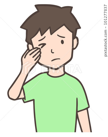 眼睛模糊，男人眼睛癢 101277837