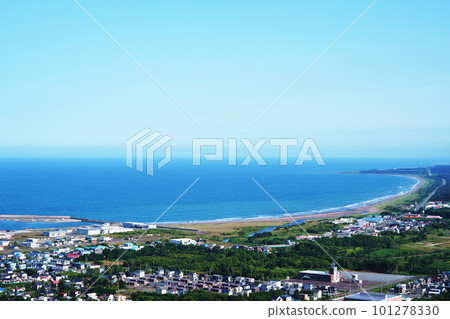 從北海道天文台看到的江刺市和鄂霍次克海 從北海道天文台看到的江刺市和鄂霍次克海 101278330