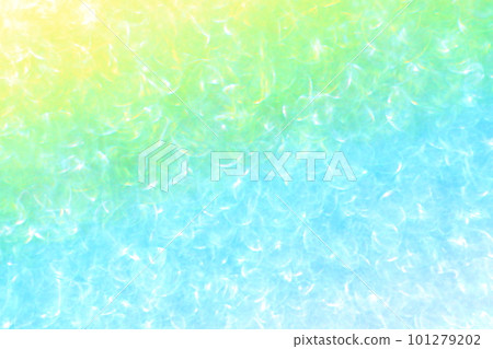 藍色/綠色背景 亮水閃閃發光（圖片） 101279202