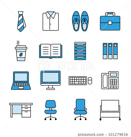 Business, office icon set Business, office icon set 101279616