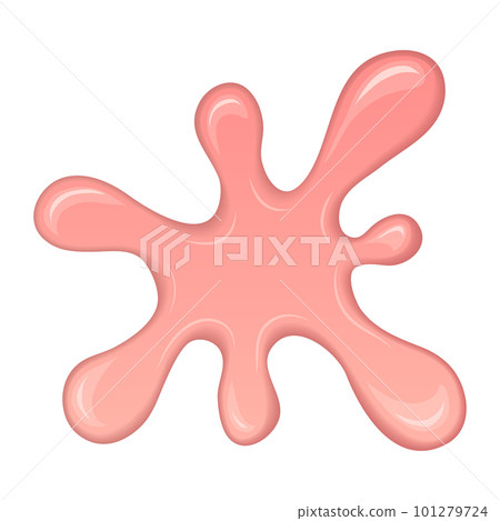 Splash of pink bubble gum. 101279724