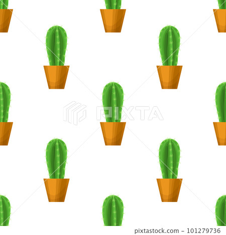 Cactus - floral seamless pattern Cactus - floral seamless pattern 101279736