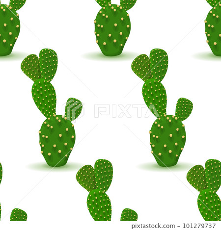 Vector cactus seamless pattern Vector cactus seamless pattern 101279737