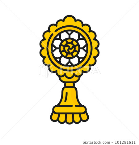 dharmachakra clipart flower