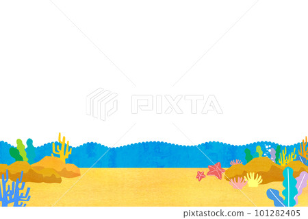 Undersea background material Sea creatures 101282405