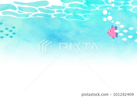 Undersea background material Sea creatures 101282409