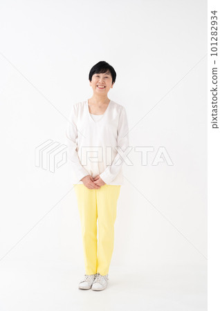Female portrait full body senior middle 101282934