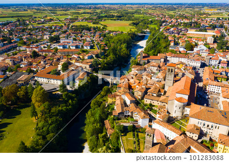 Aerial view of Cividale del Friuli, Italy Aerial view of Cividale del Friuli, Italy 101283088
