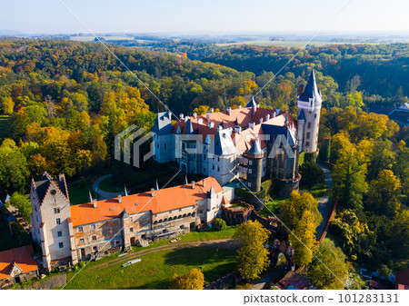 Old stone Zleby castle 101283131