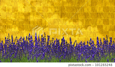 添加薰衣草!為現代林巴藝術的背景增添雲彩的光彩 添加薰衣草!為現代林巴藝術的背景增添雲彩的光彩 101283248