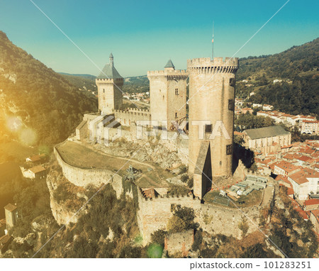 Medieval fortress Chateau de Foix 101283251