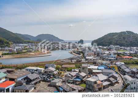 [No.23 Fudasho] Yakuoji Temple Minami Town [四國88寺廟]的春天景色 101285921