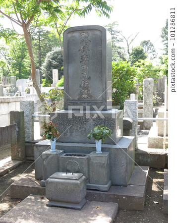 The grave of novelist Rohan Koda in the cemetery of Ikegami Honmonji Temple The grave of novelist Rohan Koda in the cemetery of Ikegami Honmonji Temple 101286811