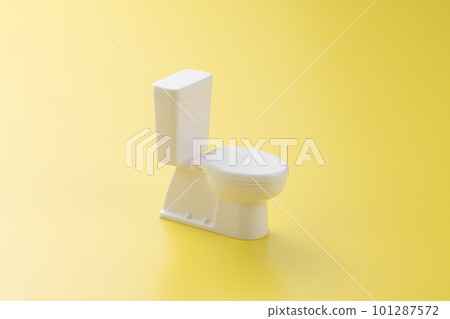 A model of a toilet A model of a toilet 101287572