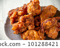 lots of fried chicken 101288421