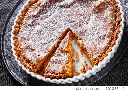 Momofuku Milk Bar Crack Pie, top view Momofuku Milk Bar Crack Pie, top view 101288441