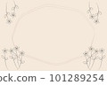 手寫風簡約花框無顏色 101289254