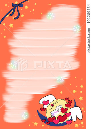 花式字母套裝文具插畫手繪垂直構圖童話故事 101289384