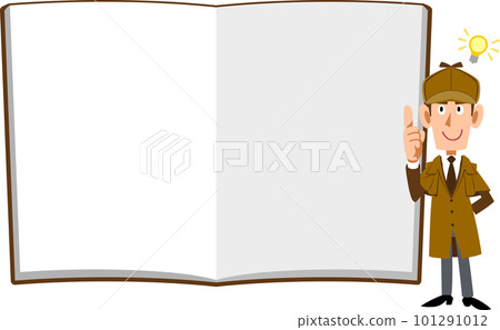 在筆記本前閃過的男偵探 在筆記本前閃過的男偵探 101291012