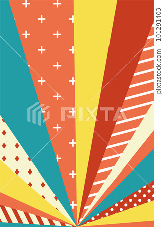 Background illustration_concentrated line_colorful 101291403