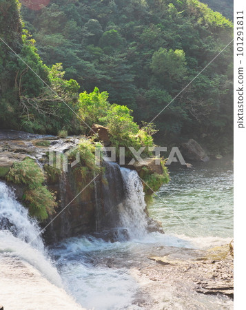 Iriomote Island Mariyudu Falls during a canoe and trekking tour to Mayagusuku Falls 101291811