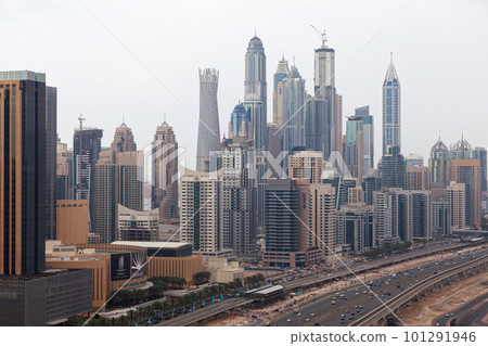 Skyscrapers at Dubai Marina Skyscrapers at Dubai Marina 101291946