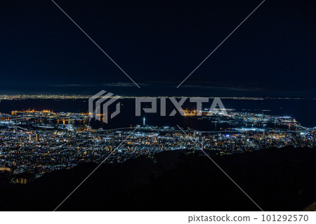 從六甲山的夜景 從六甲山的夜景 101292570