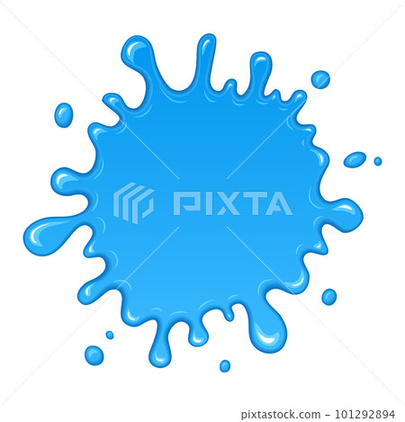 Vector water drips and flowing. Vector water drips and flowing. 101292894