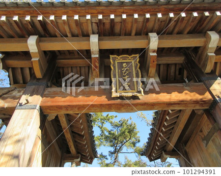 兵庫縣西宮市惠比壽宮總本社(Nishinomiya Shrine)(Nishinomiya Ebisu Shrine),以開門福雄仰望南門而聞名 兵庫縣西宮市惠比壽宮總本社(Nishinomiya Shrine)(Nishinomiya Ebisu Shrine),以開門福雄仰望南門而聞名 101294391