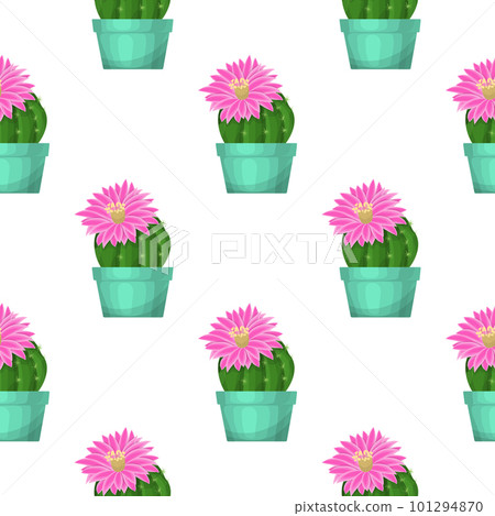 Vector cactus seamless pattern - Stock Illustration [101294870] - PIXTA