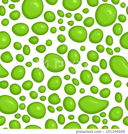 Seamless pattern of slime drops. 101294889