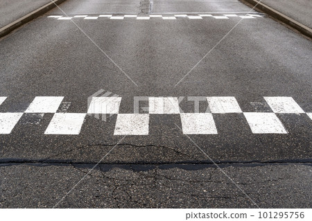 Safety ramp for slowing down traffic to a residential street 101295756
