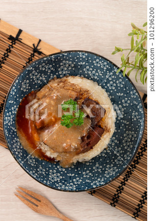 米糕 台灣 食物 小吃 地方菜 Taiwan rice cake pudding トンツーミーガォ 101296200