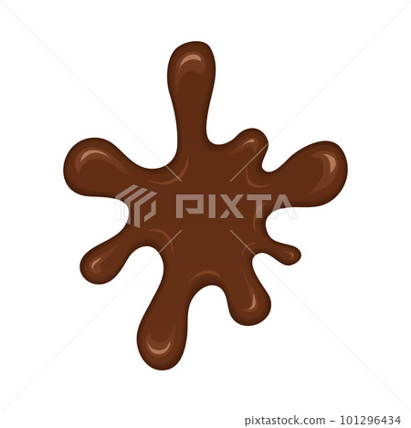 Chocolate splash blot Chocolate splash blot 101296434