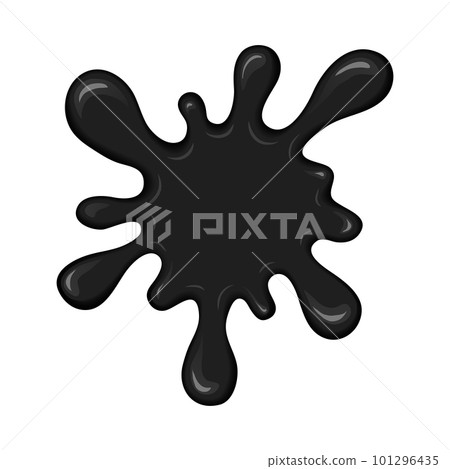 Vector blob of ink or oil. Vector blob of ink or oil. 101296435