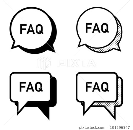 問答圖標集 Q&A 問答圖標集 Q&A 101296547