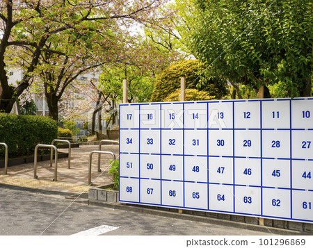 Election poster display area, ward assembly member election Election poster display area, ward assembly member election 101296869