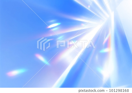 透明藍色夏季圖像太陽耀斑反射背景 透明藍色夏季圖像太陽耀斑反射背景 101298168
