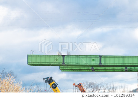 大阪府枚方市新名神高速公路施工現場 大阪府枚方市新名神高速公路施工現場 101299334