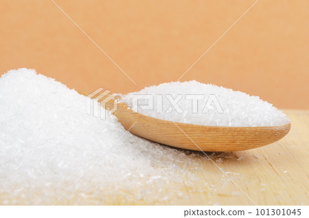 Close up the Monosodium glutamate (MSG), a flavor enhancer in many asian food Close up the Monosodium glutamate (MSG), a flavor enhancer in many asian food 101301045