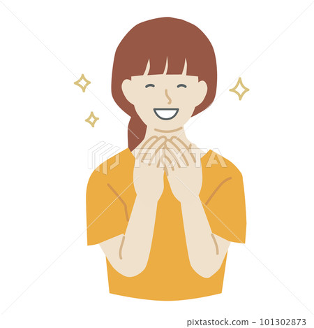 Rejoicing woman Rejoicing woman 101302873