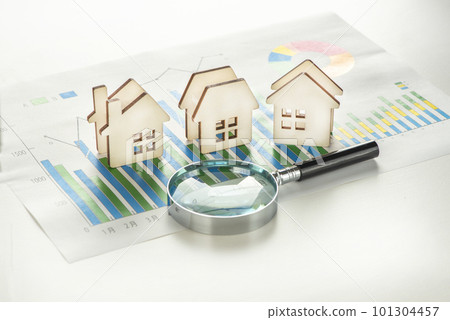 miniature house, real estate image miniature house, real estate image 101304457