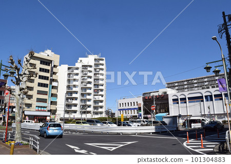 Saitama Prefecture Fujimi City Mizuhodai Station West Exit Cityscape Saitama Prefecture Fujimi City Mizuhodai Station West Exit Cityscape 101304883