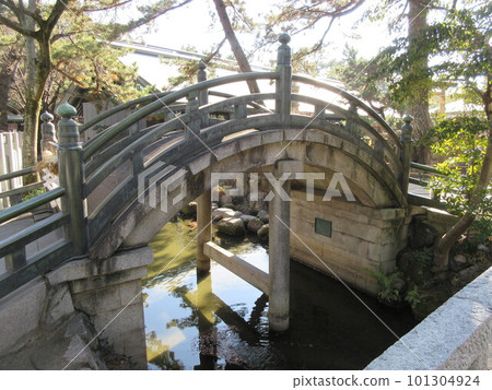 Ebisumiya Sohonsha Nishinomiya Shrine (Nishinomiya Ebisu Shrine) Zuihobashi Bridge (Zuihobashi Bridge), famous for the gate opening ceremony Fukuo, Nishinomiya City, Hyogo Prefecture 101304924