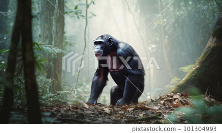 chimpanzee in the wild chimpanzee in the wild 101304993