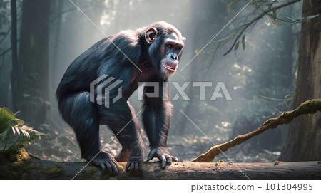 chimpanzee in the wild chimpanzee in the wild 101304995