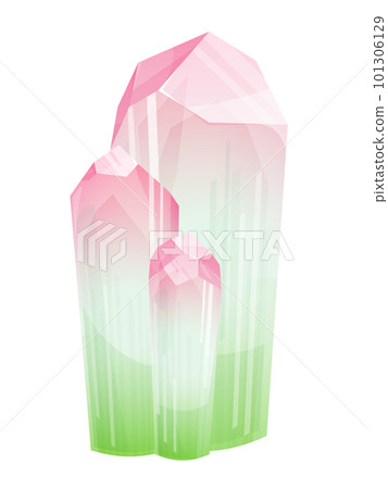 Illustration of gemstone _ electric stone _ tourmaline Illustration of gemstone _ electric stone _ tourmaline 101306129