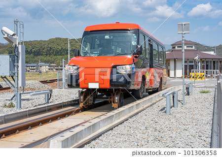 [阿佐海岸鐵路]鐵路模式下的DMV 101306358